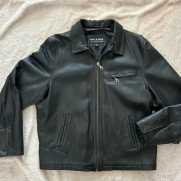 Wilson’s Genuine Leather Coat Black with Thinsulate Lining‎ Size XLT Tall - Picture 1 of 10
